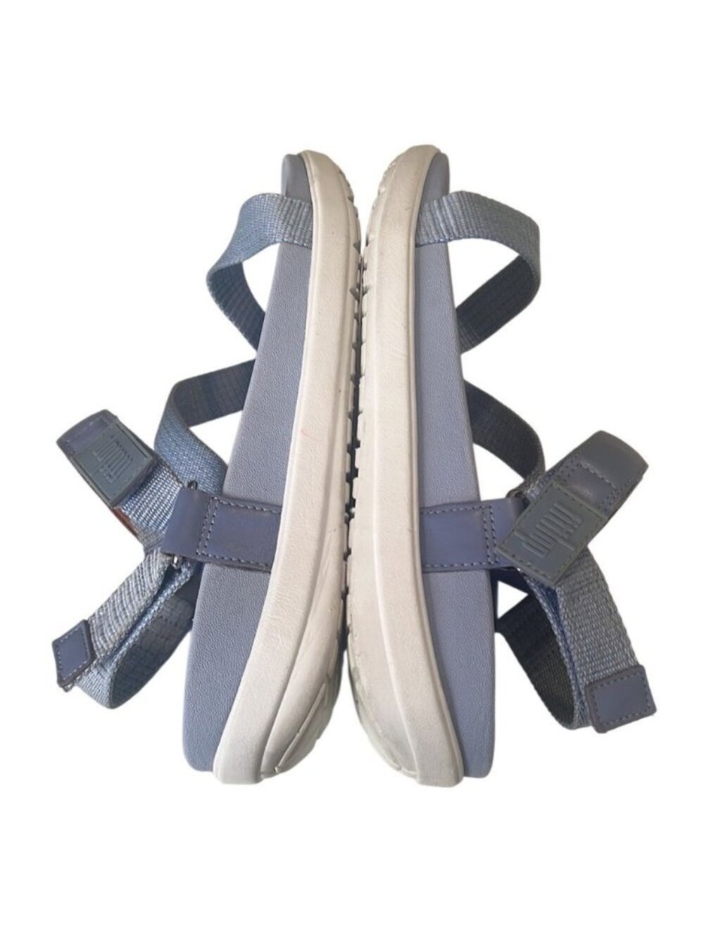 Fitflop Loosh Wild Lavender Webbing Z-Strap Adjustable Sandal Size 10 - Picture 3 of 10